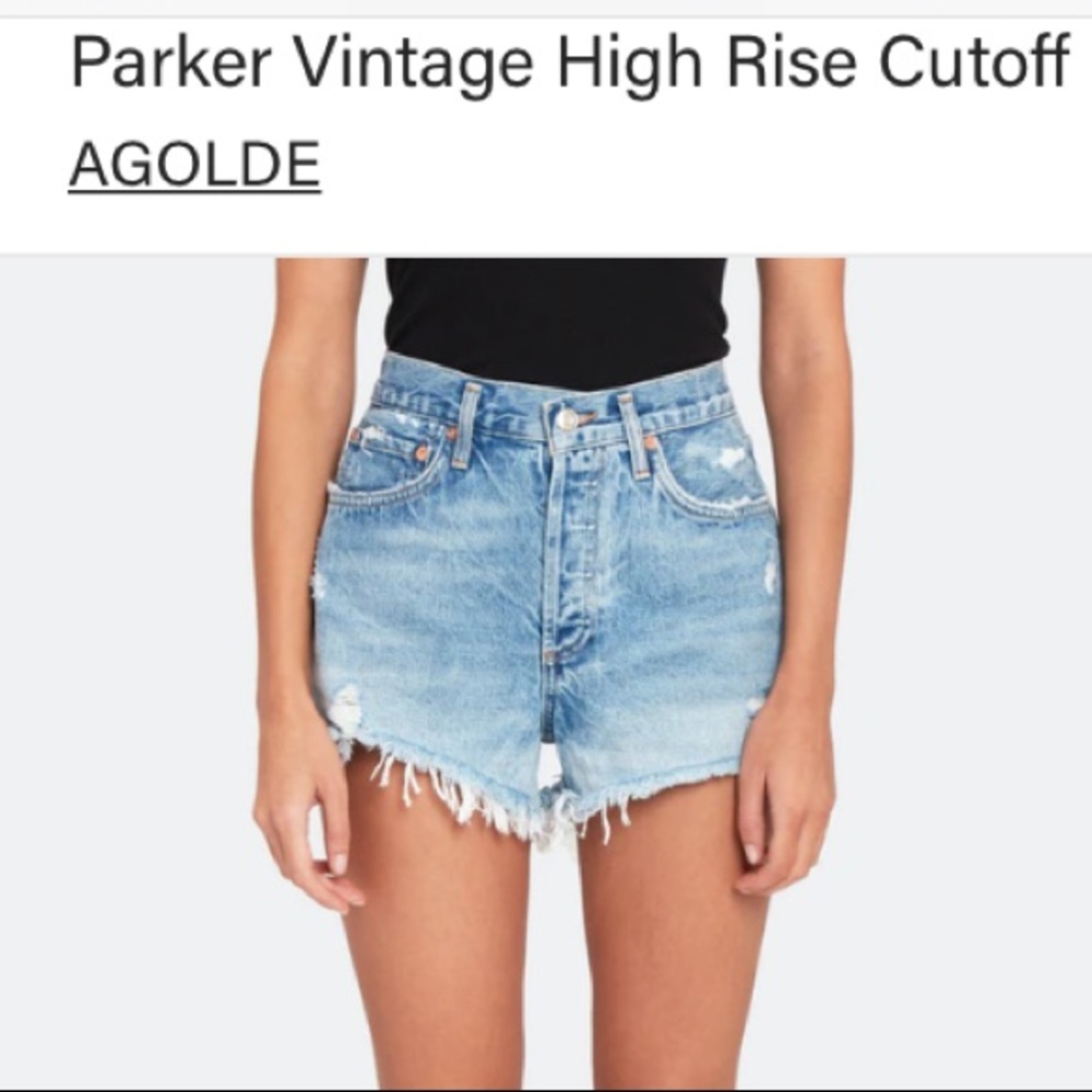 AGOLDE Parker shorts